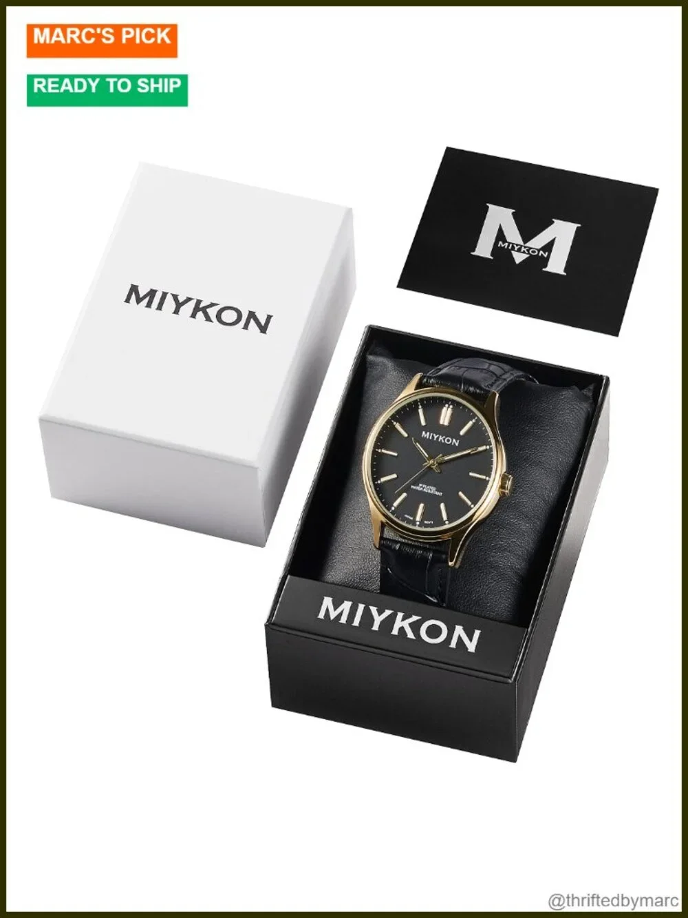 Classic Ultra-Thin Minimalist Analog Watch with Genuine Leather Strap